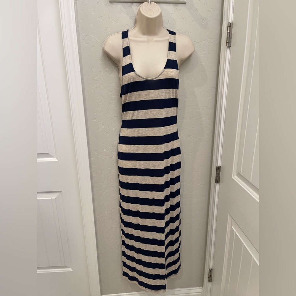 Big Star Navy and Cream Striped Top